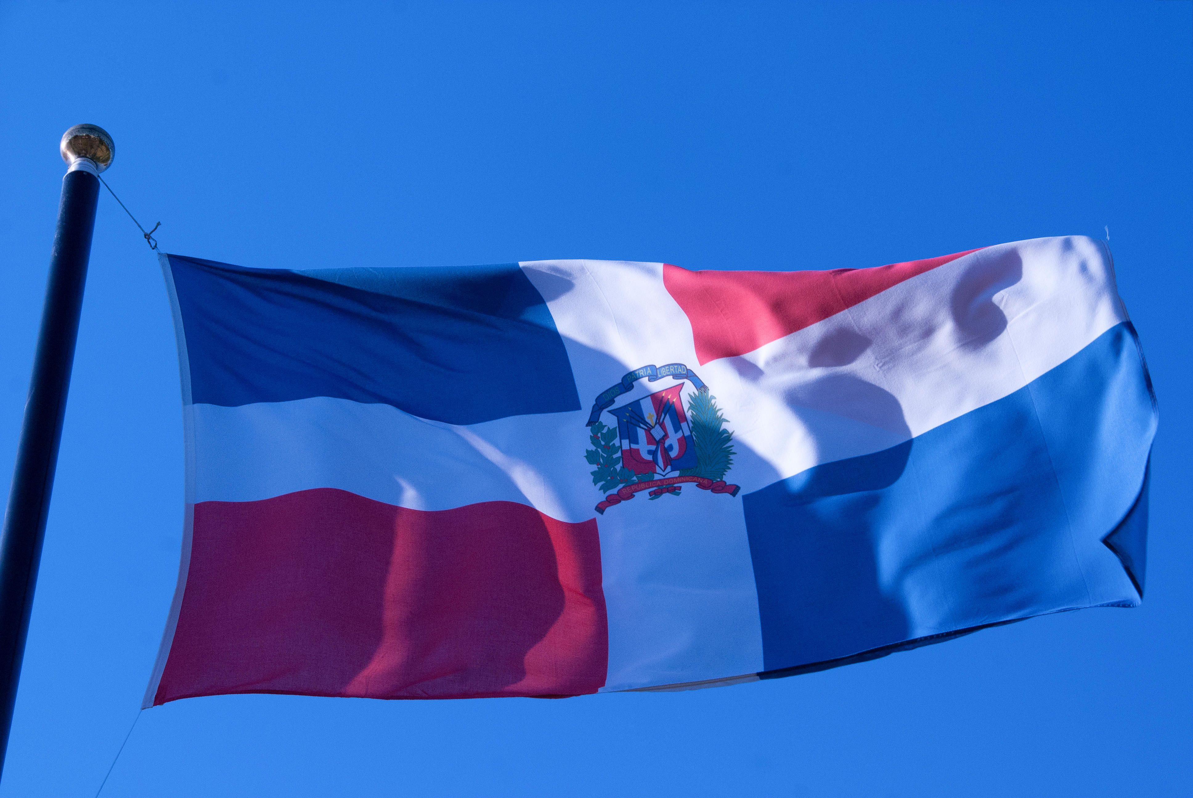 Flag of the Dominican Republic.