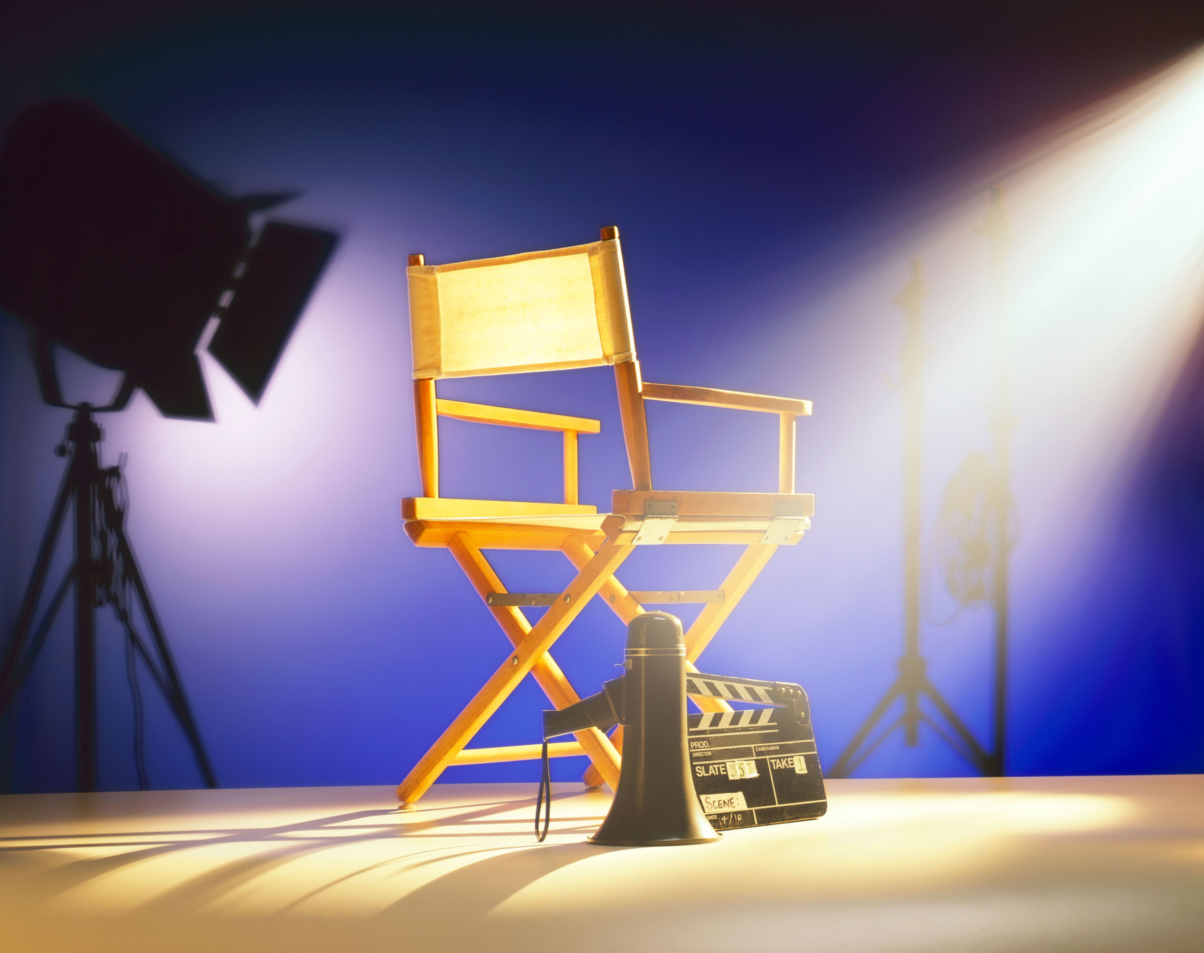 A director's chair.