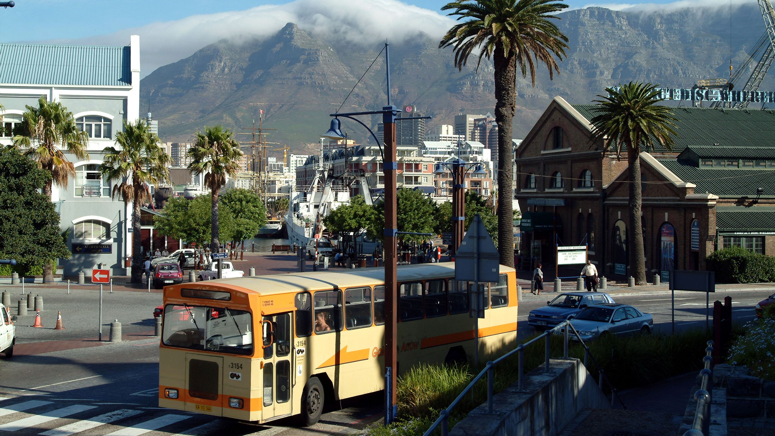 Golden Arrow bus in Cape Town, South Africa