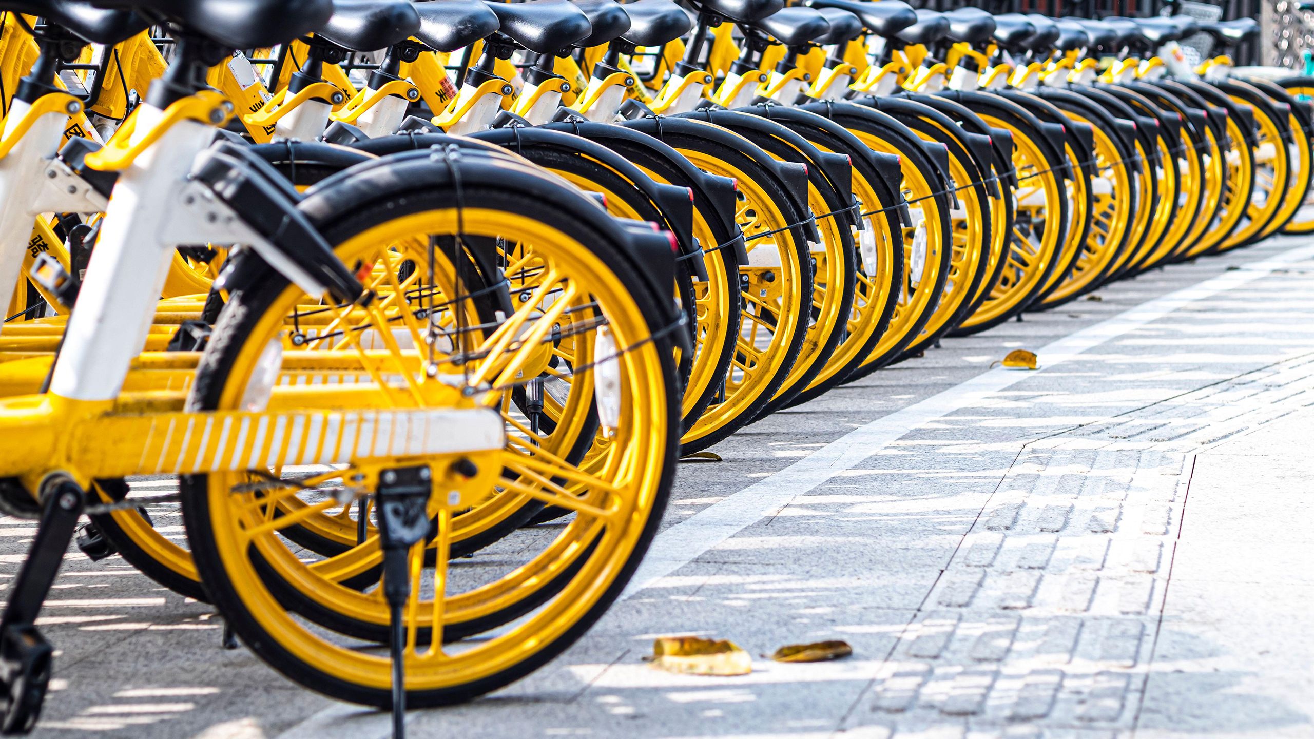 Public bike hire in Guangzhou, China