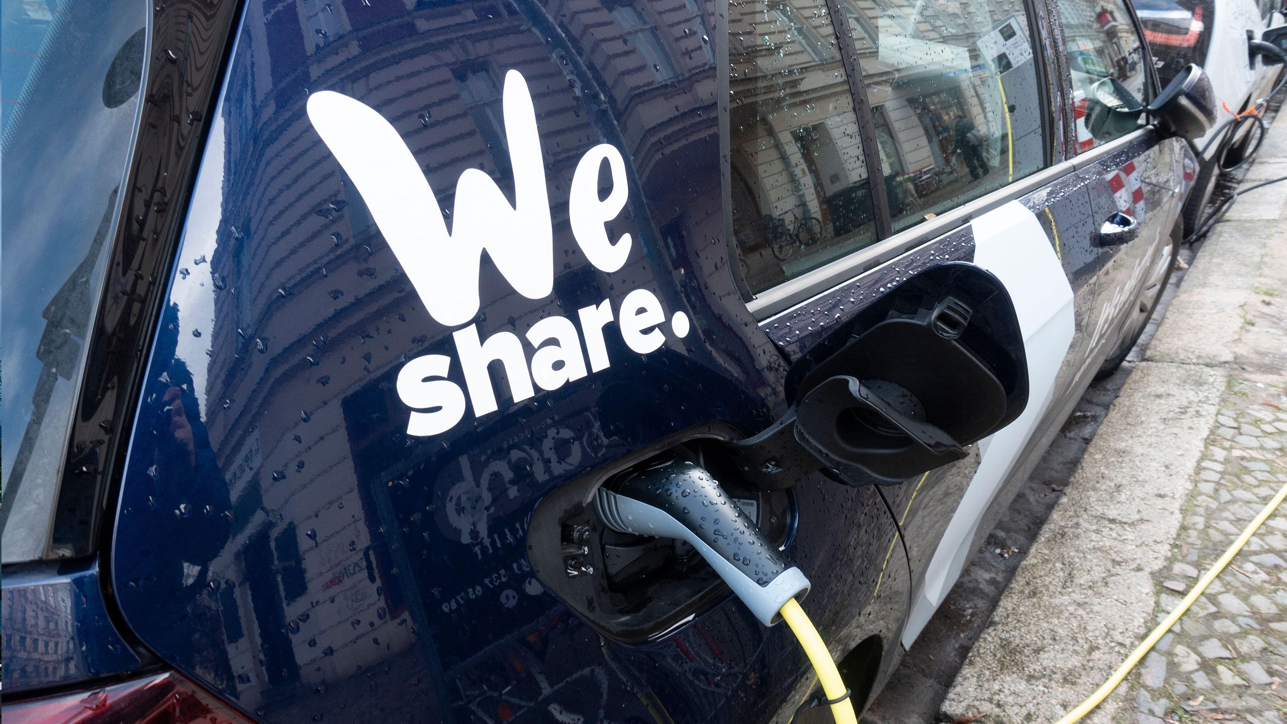 EV car share car in Germany