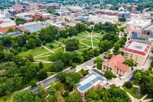 An image of the Campus, The Oval, Ohio State University, Columbus, Ohio