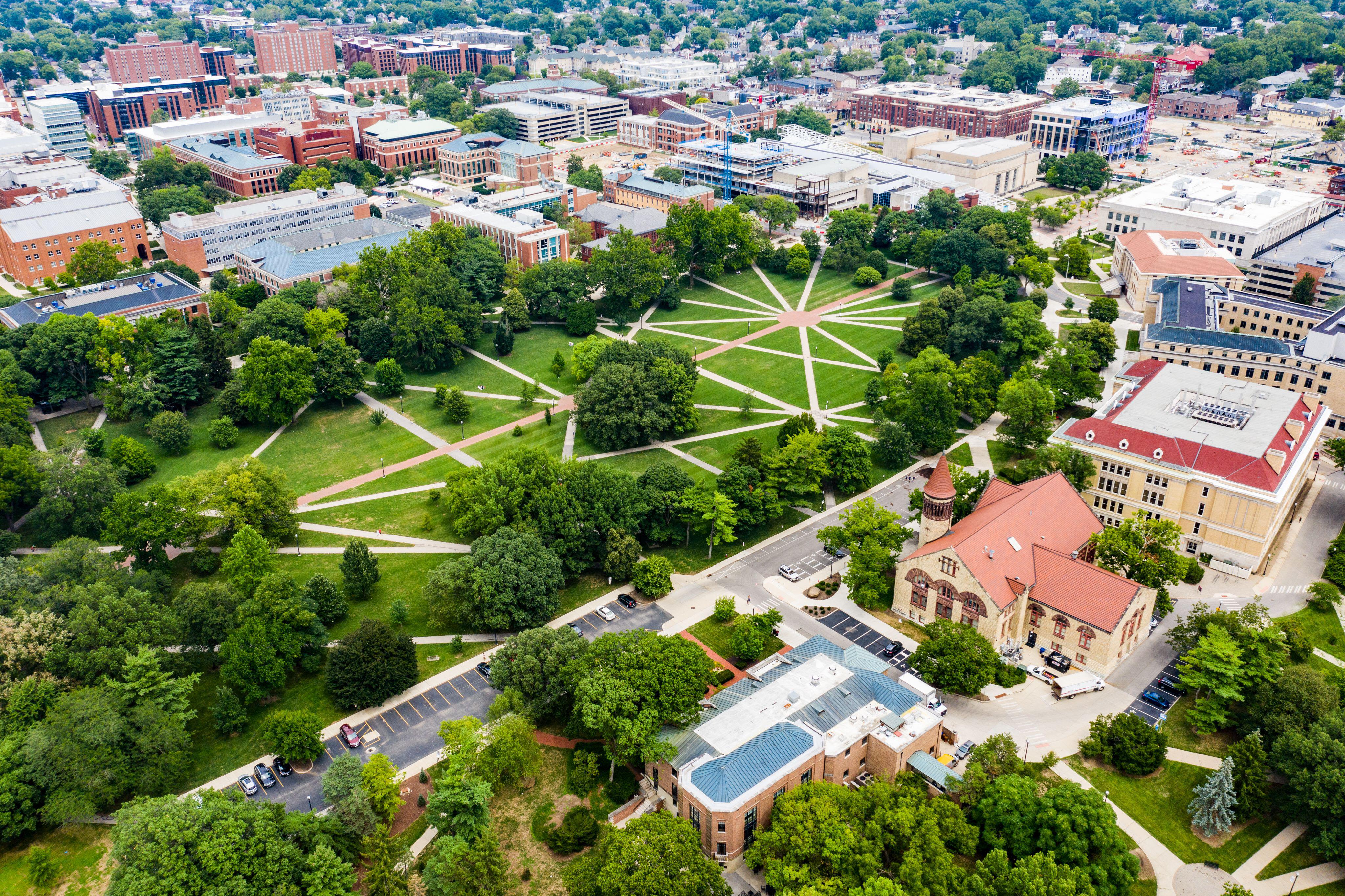 Campus, The Oval, Ohio State University, Columbus, Ohio 