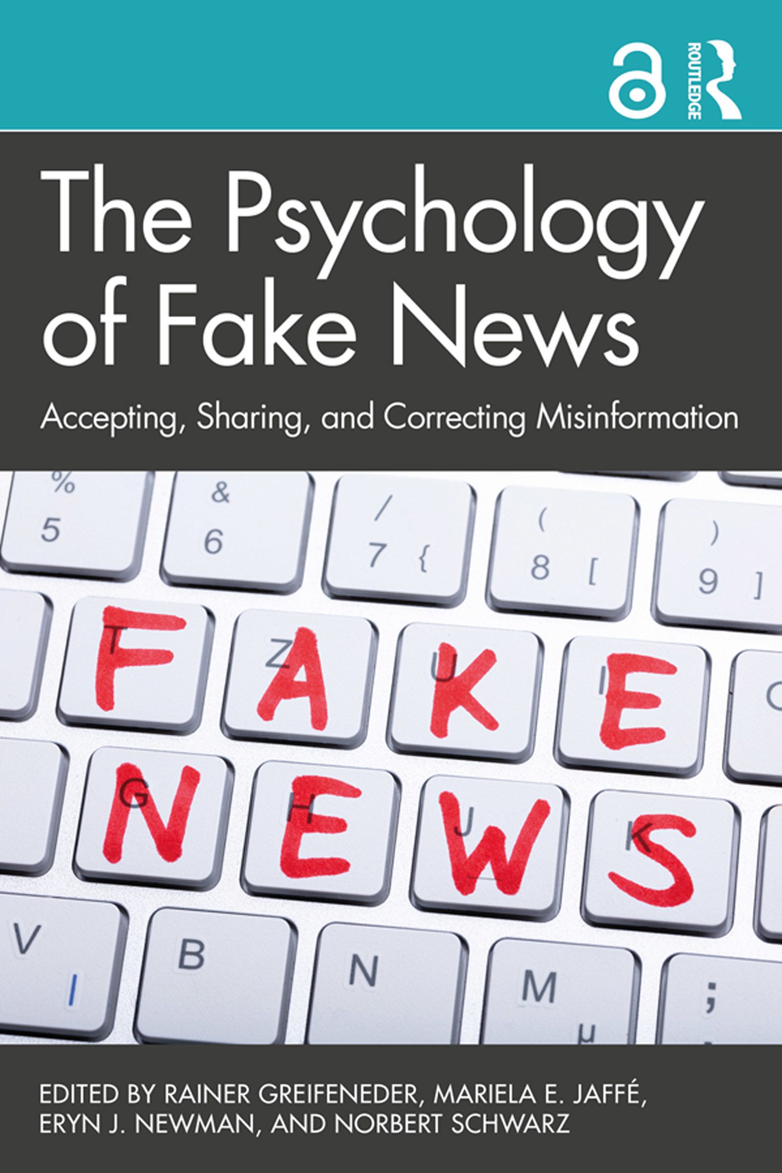 "The Psychology of Fake News" book cover