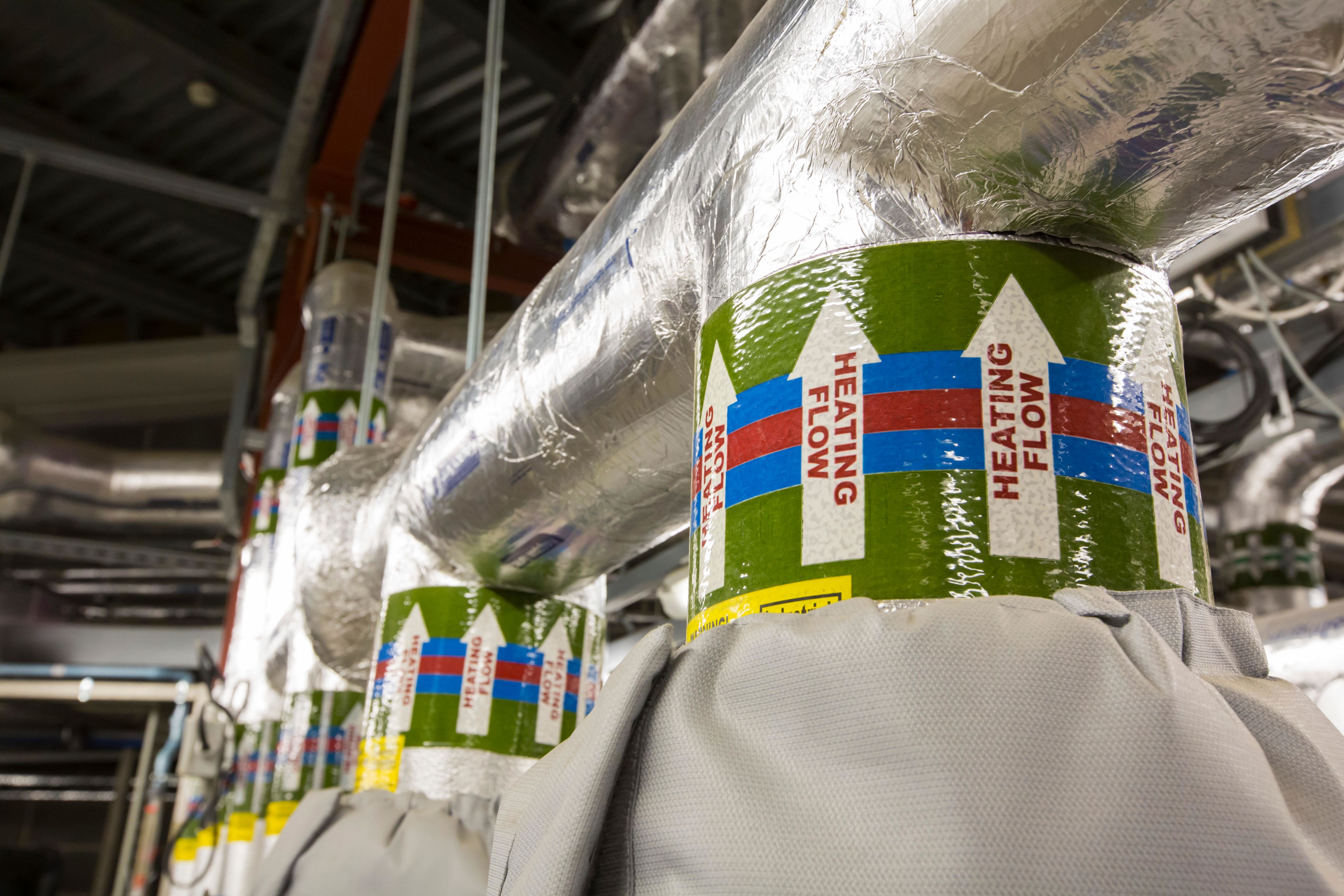 A ground source heat pump system