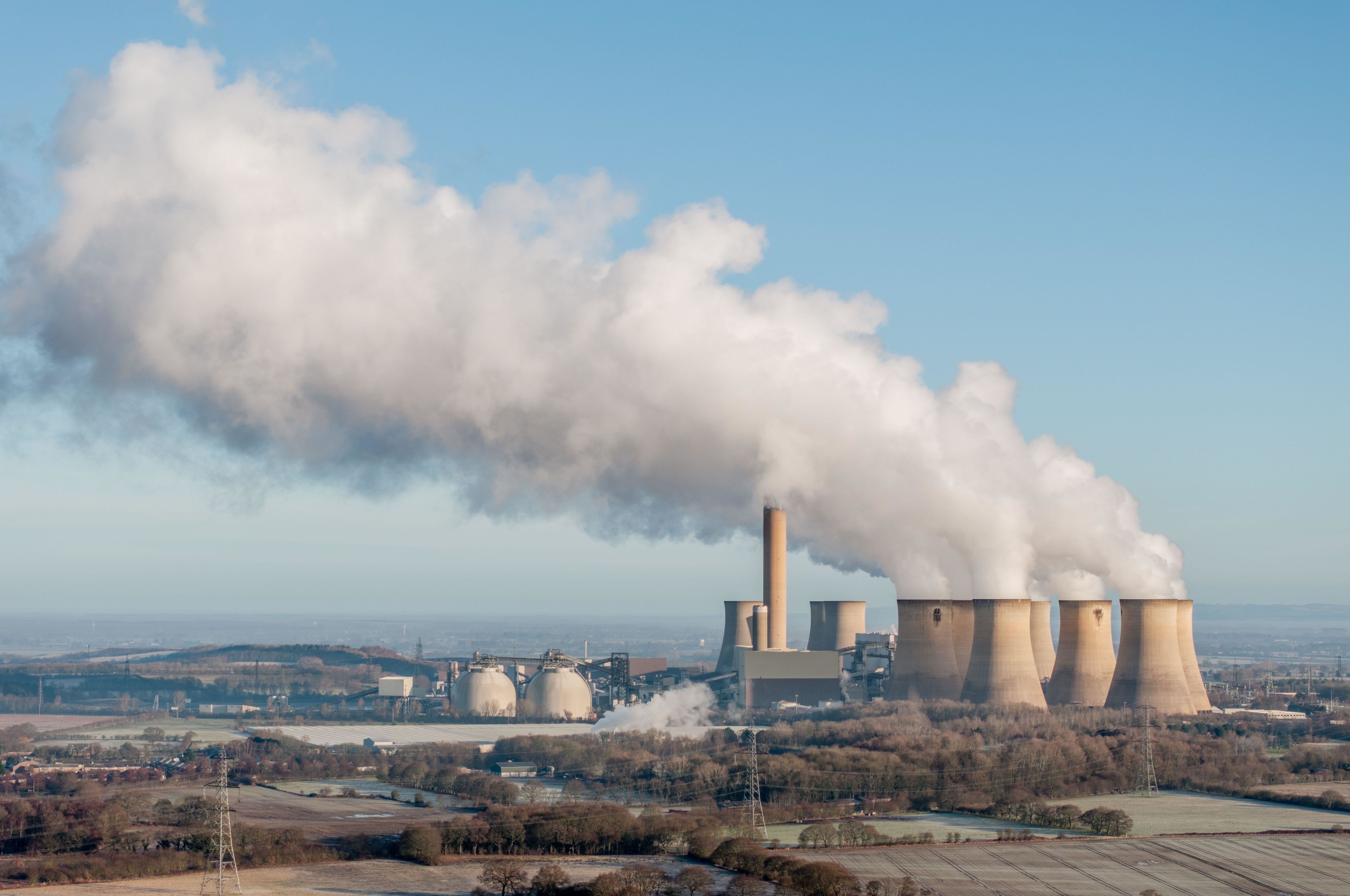 Drax Power Station in East Yorkshire.