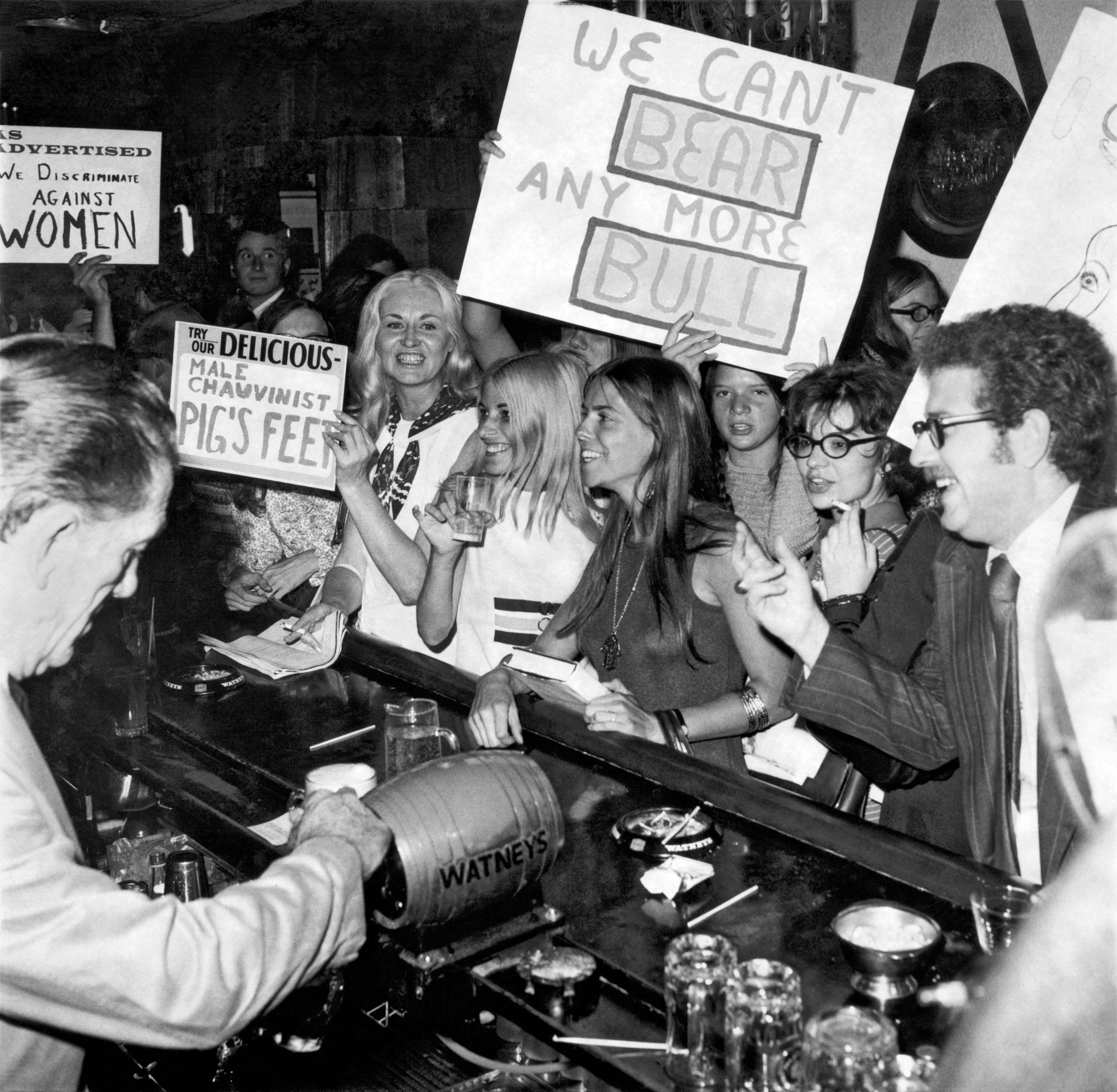 Feminist protest in the 1970s