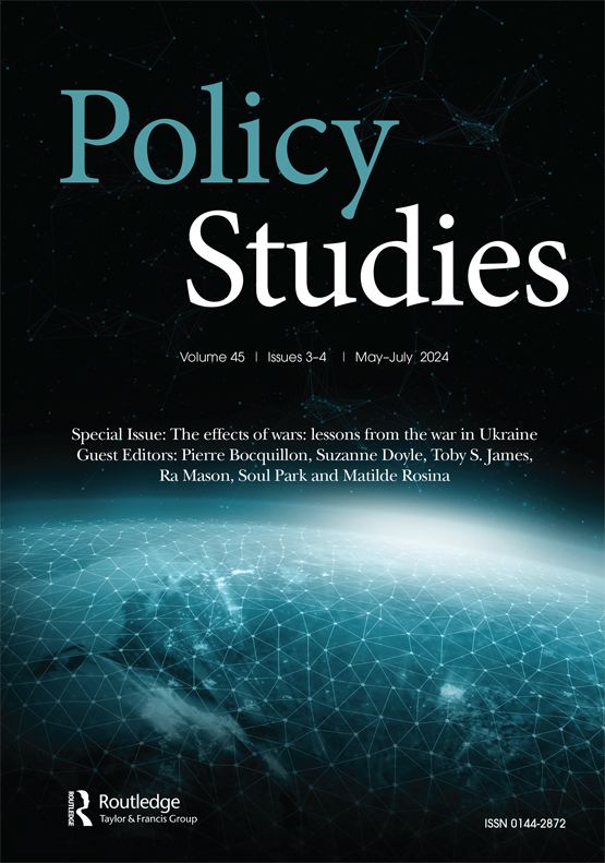 Policy Studies journal cover.